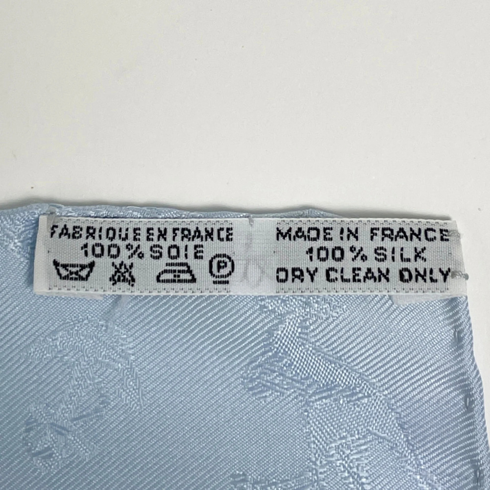 HERMES White Silk Scarf - Picture 2 of 5